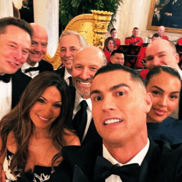 Cristiano Ronaldo Meets President Donald Trump At White House During Saudi Crown Prince Visit