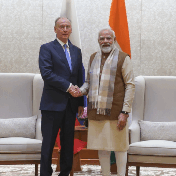 Photo News: India Receives Aide To The President And Chairman Of The Maritime Board Of Russia Nikolai Patrushev, Discusses ‘Skill Development, Shipbuilding And Blue Economy.’