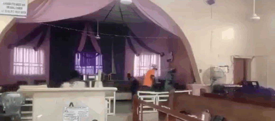 Video; The Terrorists Attack On CAC Church In Eruku Town In Kwara State During Church Service.