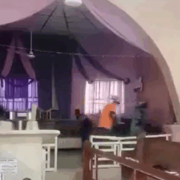 Video; The Terrorists Attack On CAC Church In Eruku Town In Kwara State During Church Service.
