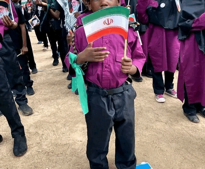 image Former Canadian MP Goldie Ghamari Questioned Foreign Minister Yusuf Tuggar On Why Nigerian Children Hold Pictures Of Khamenei And Wave Flags Of Iran.