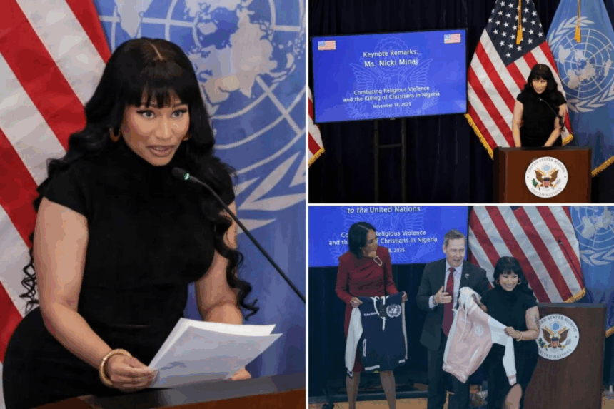 image Video: Trinidadian rapper Nicki Minaj Publicly Condemns The Christian Persecution Happening In Nigeria, Urging The United Nations To Intervene.