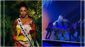 image Miss Jamaica Falls Of Miss Universe Stage, Agency Confirms Her Recovery