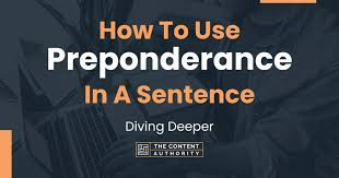 image Let’s Learn All You Need To Know About Preponderance