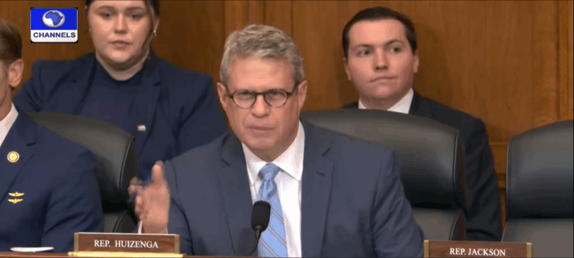 Video: ‘Tinubu’s Government Is Sitting Back, Not Doing Enough’– US Congressman Bill Huizenga Stated Over Christians’ Genocide In Nigeria