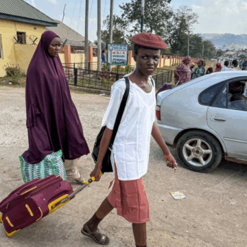 Photo News; Parents Evacuate Students From FGGC Bwari After Terrorists Kidnapped Over 300 Students In The Past Week