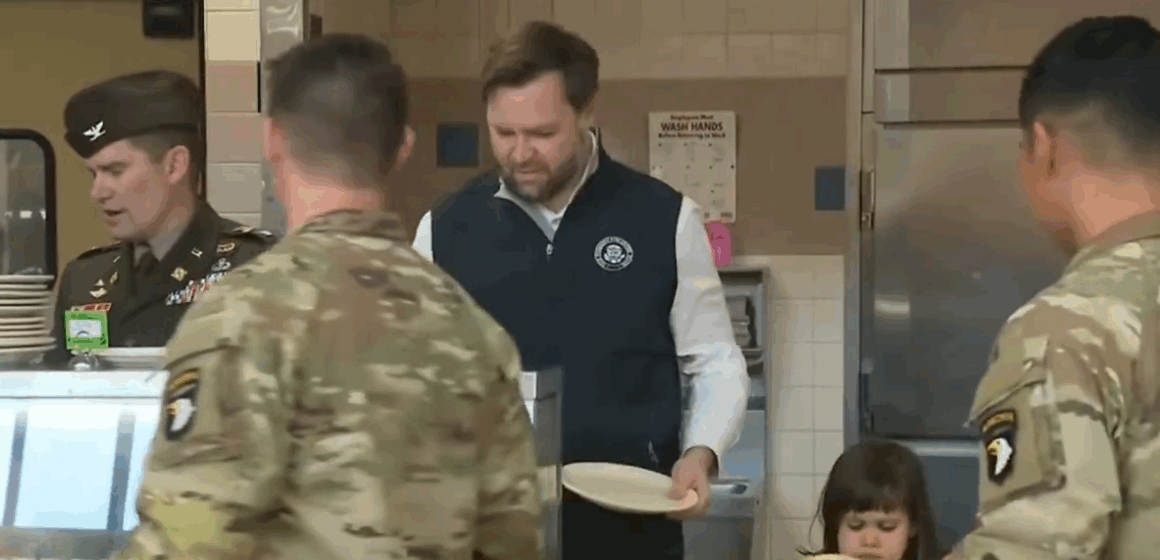 Vice President JD Vance And Family Serve Thanksgiving Meals To Fort Campbell Troops, Claims US Soldiers ‘Are The Most Powerful Weapon Anywhere In The World’