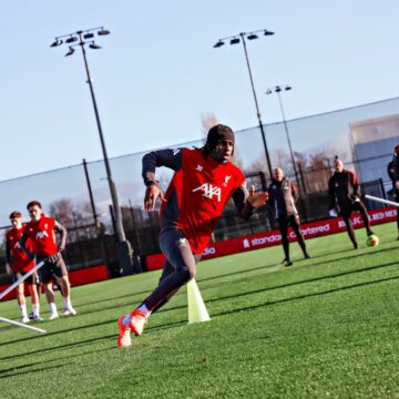 “Happy To Be Back 😁”—Liverpool’s Right-Back Jeremie Frimpong, Announces After Recovery From Two Separate Hamstring Issues, To Be In The Squad For Game Against Tottenham Hotspur.
