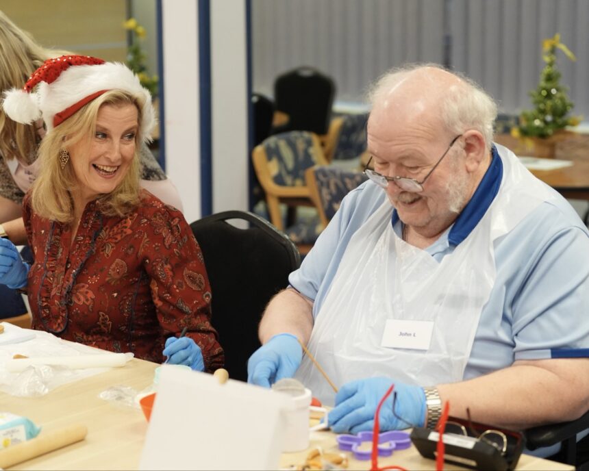 The Duchess Of Edinburgh Joins Disability Initiative, Participates In Cookie Decorating And A Christmas Drumming Session.