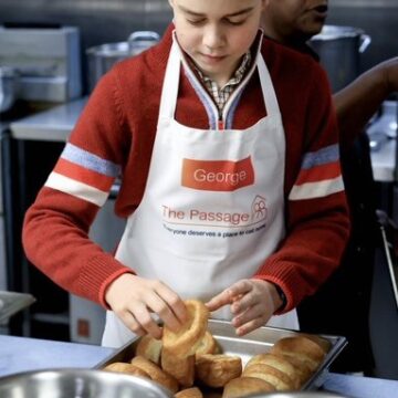 Prince William Introduces Eldest Son George, To The First Homeless Shelter Visited With Late Mom, Princess Diana, Prepares Christmas Lunch.