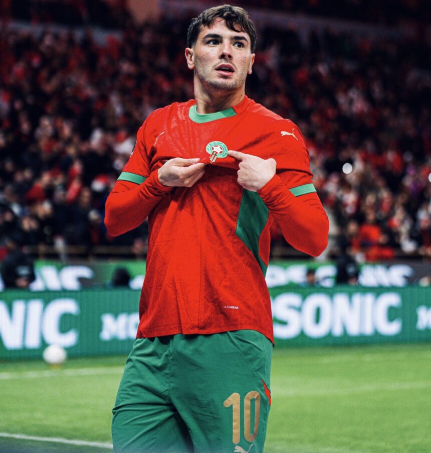 4 Sport Photos Story: Real Madrid Moroccan Midfielder Brahim Abdelkader Díaz, Finds Net In A Match Against Comoros