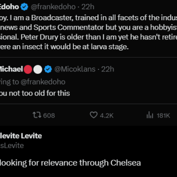 X: Who Wants To Be A Millionaire Host Frank Edoho, Dishing It Back, Vibe For Vibe In A Football Banter