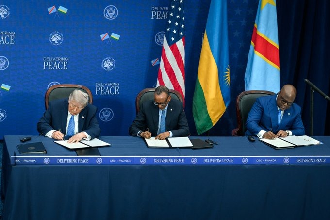 US President Participate In Peace Deal Signing Between Rwanda And Congo In Washington To End One Of The Longest Running Conflicts In The World