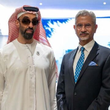 National Security Advisor Of The United Arab Emirates Tahnoon Bin Zayed Al Nahyan, Meets With India Minister Of Affair Dr. Jaishankar, On Bilateral Relations.