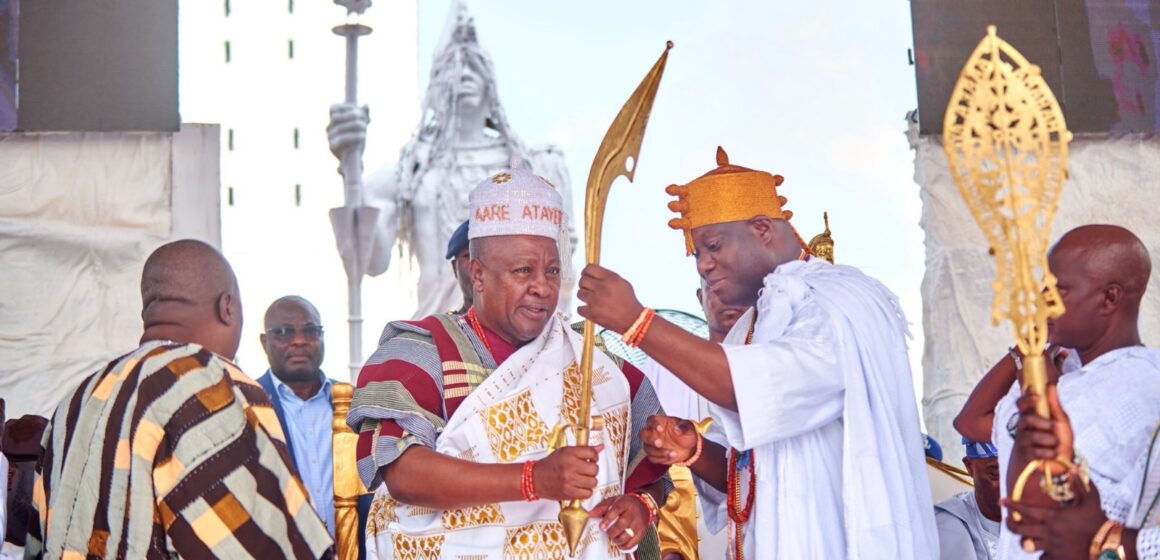 Ooni Of Ife On Crowning Ghanaian President John Dramani As ‘Aare Atayeto Oodua Of The Source.’