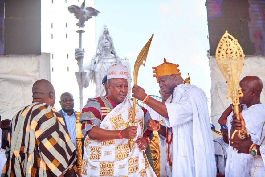 Ooni Of Ife On Crowning Ghanaian President John Dramani As ‘Aare Atayeto Oodua Of The Source.’