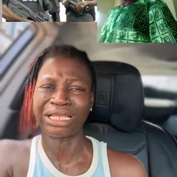 A Young Nigerian Lady Cries Out In Distress As DSS Arrest Father Over Recycled SIM Linked To Kidnappers