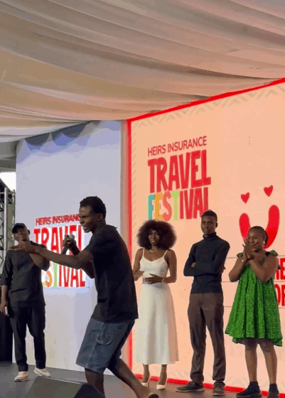 UBA Chairperson Tony Elumelu And Others Gift A Homeless Graduate Cash And New Opportunities For Showcasing Talent At Heirs Insurance Travel Festival