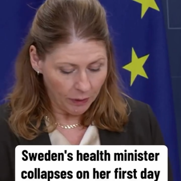 The Health Minister Of Sweden Collapsed On Her First Day, The Prime Minister Perplexed Over Her Involuntary Action