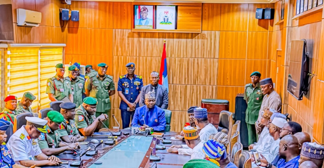 Photo News: General Christopher Gwabin Musa Formally Assumes Office As The Honourable Minister Of Defence.