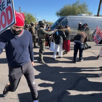 Federal Agents From The IRS And Homeland Security Investigations Executed Search Warrants At Restaurants Across Tucson, Peppered Sprayed Obstructers