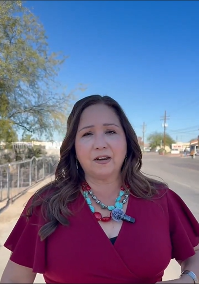 image Rep. Adelita Grijalva Narrates Demanding Answers From ICE During A Raid In Her Community, In Tucson, Says She Was Pepper Sprayed Instead