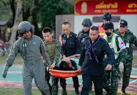 image Thai Military Launches Airstrikes Targeting Cambodian Border Positions.