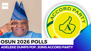 image Election 2o26: Governor Adeleke Flies Accord Party Flag For Second Term, Osun State Citizens Reciprocate With Jubilate