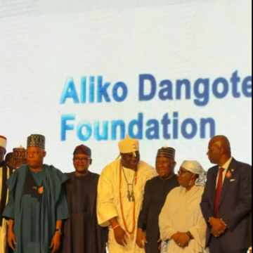 image Chairman Of BUA Group Abdul Samad Rabiu Empathic presence, At The Lunching Of Alhaji Aliko Dangote’s N100 Billion Annual Education Scholarship Programme Of His Foundation.