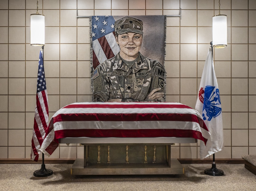 West Virginia National Guard Honors U.S. Army Spc. Sarah Beckstrom Of The 863rd Military Police Company As She Was Laid To Rest With Full Military Honors