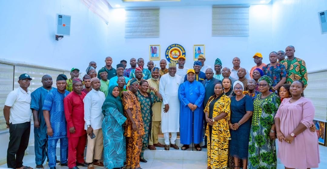 Osun State Governor Adeleke Receives NLC, TUC And 32 Labour Union For Briefing On His Political Movement To Accord Party