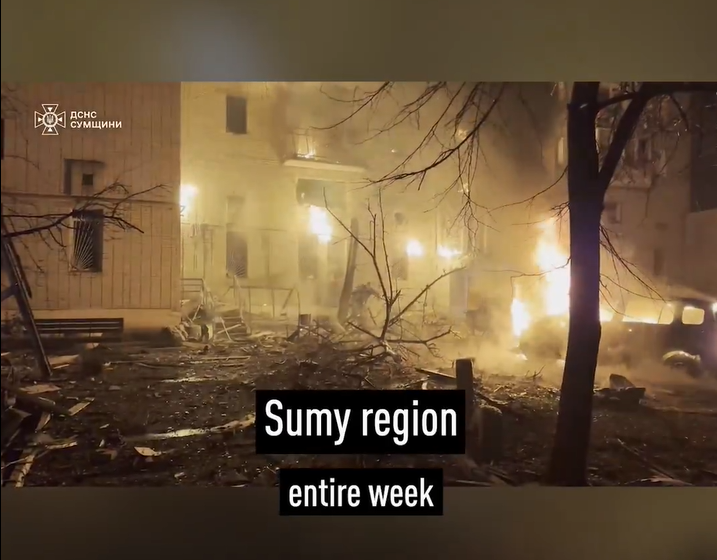 image President Volodymyr Zelenskyy Details Russian Strike On It Energy Infrastructure In A Video, Says 1,500 Drones, 900 Guided Aerial Bombs, And 46 Missiles Were Launched Against Ukraine In One Week.