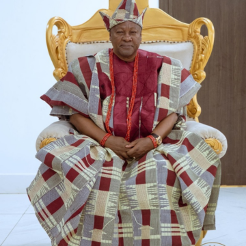 Oba Of Ile-Ife Confers Prestigious Yoruba Chieftaincy Title On Ghana’s Presidentjohn  Mahama