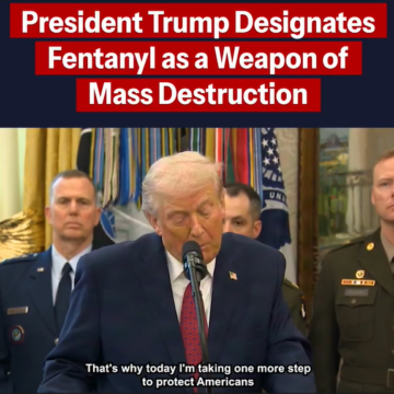U.S. President Donald Trump Declares Fentanyl Kills Faster Than Bomb, Signs Executive Order To Protect Citizens