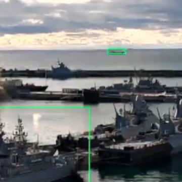 image Ukraine Sink A Russian Submarine With Sub Sea Baby Underwater Drones In Novorossiysk.