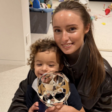 image Sport Story: Mason Greenwood posts wife, Harriet, and their daughter on IG, holding the Champions League Man of the Match award