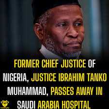 image Former Chief Justice of Nigeria passes away in Saudi Arabia