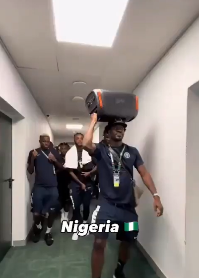 Football Team Entrance At AFCON