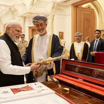 image Oman Confers Its National Honour On Prime Minister Narendra Modi During His Visit