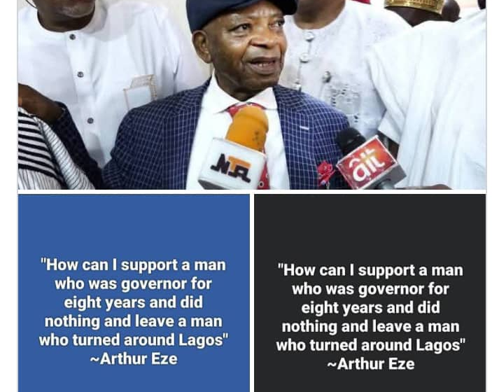 Ugoji Maximillian – BILLIONAIRE ARTHUR EZE HAS JOINED APC AND NOTHING WE CAN DO ABOUT IT.