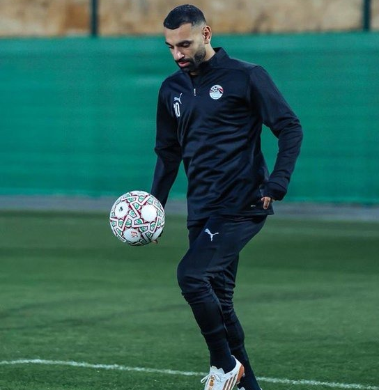 Sport Photos: Liverpool Egyptian Forward Mo Salah, Shares Training Snap Before AFCON Opener