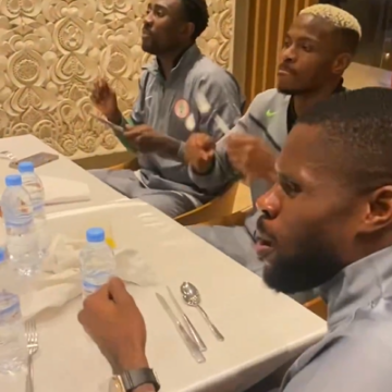 AFCON: Nigerian Football Team Exhibit Positivity Ahead Of Their Tuesday Match Against Tanzania