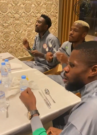 AFCON: Nigerian Football Team Exhibit Positivity Ahead Of Their Tuesday Match Against Tanzania