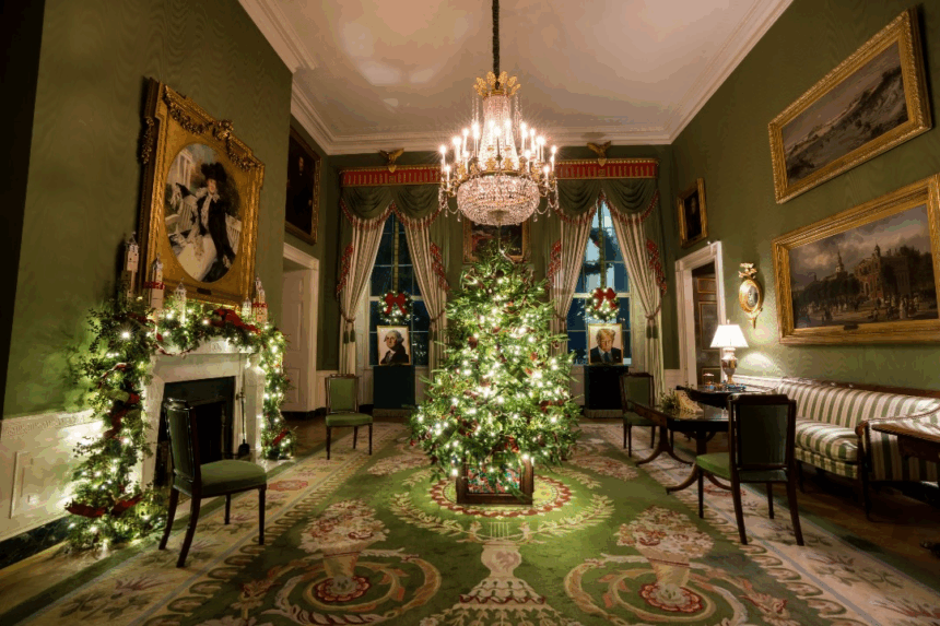 Video; First Lady Of United State Melania Trump Christmas Prep