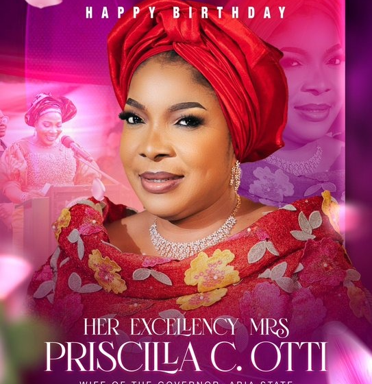 image Abia State Governor Otti Heartily Celebrates Wife On Her Birthday, Qualifies Her Strength Through Their Marital Period