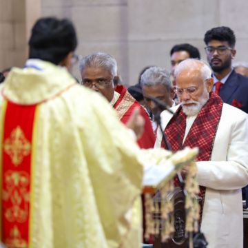 image Indian Prime Minister Attends Christmas Service, Says “Message Reflect The Timeless Message Of Love, Peace And Compassion.”