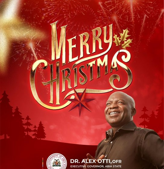 image Abia State Governor Alex Otti’s Text Of The 2025 Christmas Message