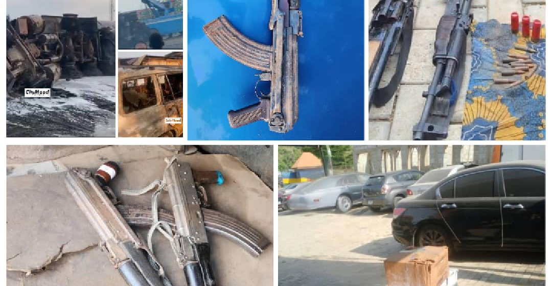 NIGERIA POLICE ARREST 22 SUSPECTS, RECOVER FIREARMS, VEHICLES, MOTORCYCLES, ILLICIT DRUGS AND OTHER INCRIMINATING ITEMS