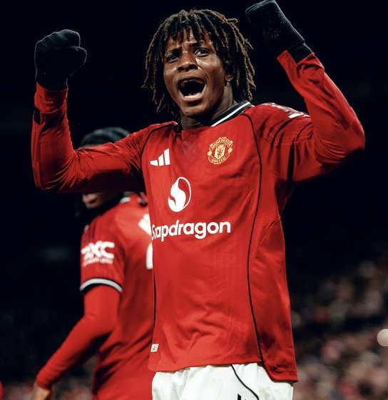 Sport Story: “Incredible Feeling To Score My First Goal At Old Trafford. God Is Good. Merry Christmas ⚽️🎁”—Manchester United Player Patrick Chinaza Dorgu Announces