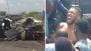 Nigerian Music Artist Peter Psquare Mourns Death Of Friends Involving Former Heavy Weight Champion In A Car Accident, Grateful For The Anthony Joshua’s Escape, Posts Old Video Of The Three